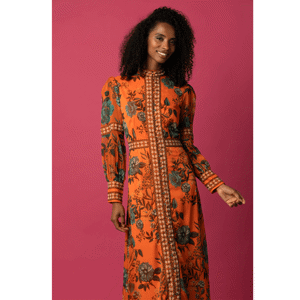 Raishma Aspen Orange Dress